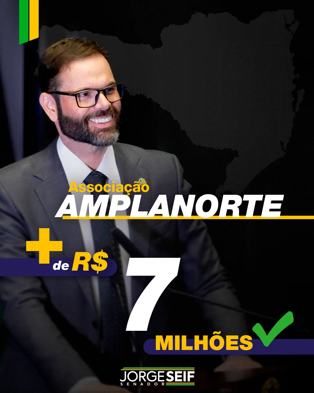 Emenda para AMPLANORTE - + de R$ 7 milhões