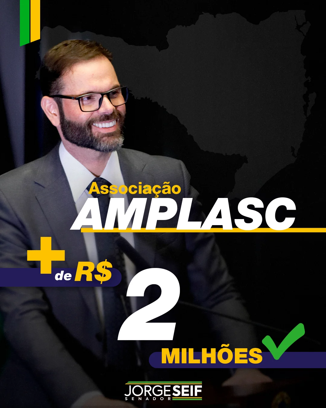Emenda para AMPLASC - + de R$ 2 milhões