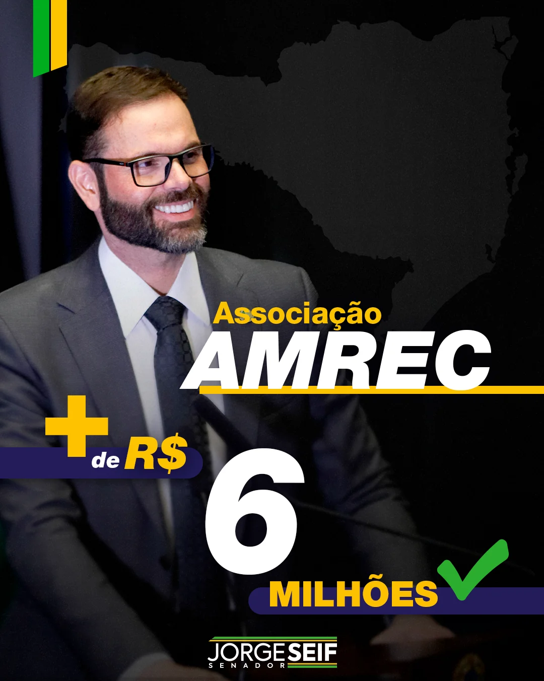 Emenda para AMREC - + de R$ 6 milhões